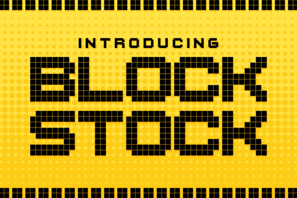 Block Stock: A Display Typeface for Editorial Impact
