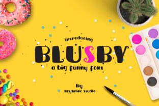 Bring Whimsy to Your Creations with Blusby Font