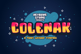 Colenak Font for Eye-Catching Branding and Campaigns