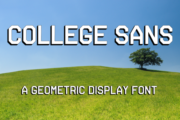 College Sans: A Modern Display Font for Digital Design