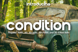 Condition: A Versatile Display Font for Bold Branding