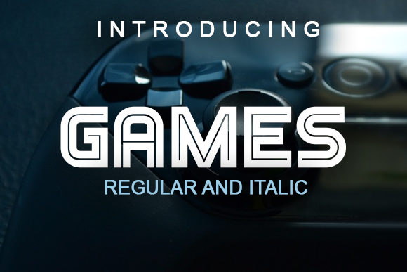 Games Font: Boosting Brand Visibility with Bold Typography