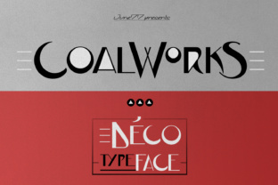 JVNE CoalWorks Font for Handmade Creations