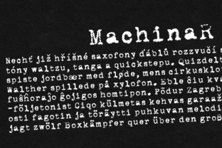 MachinaR: A Display Typeface for Crafters and Product Creators