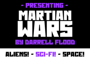 Martian Wars Font for Handmade Creations