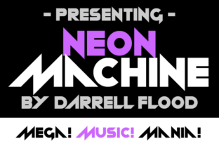 Neon Machine: A Futuristic Font for Digital Creativity