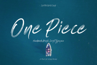 One Piece Font for Editorial Design