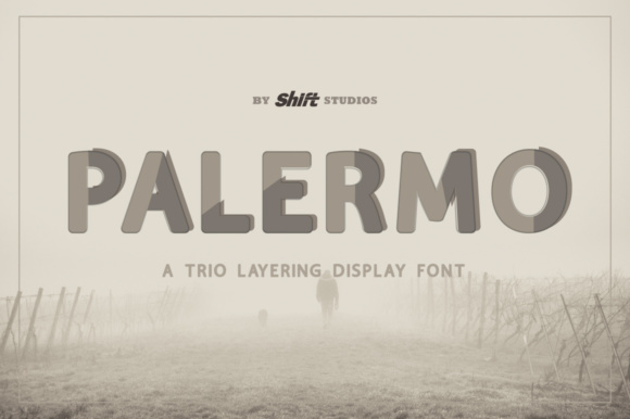 Palermo: A Bold Display Font for Handmade Creations