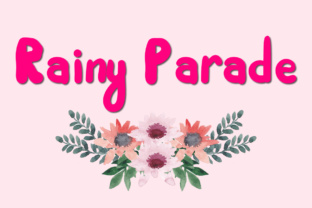 Rainy Parade: A Bold Rugged Display Font for Impactful Branding