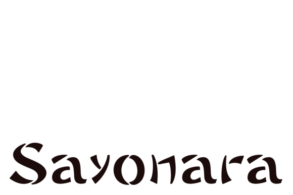 Sayonara Family: A Versatile Display Font for Digital Design