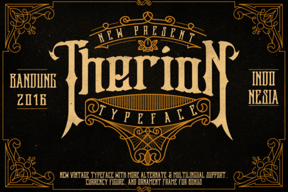 Therion: A Timeless Display Font for Branding Projects